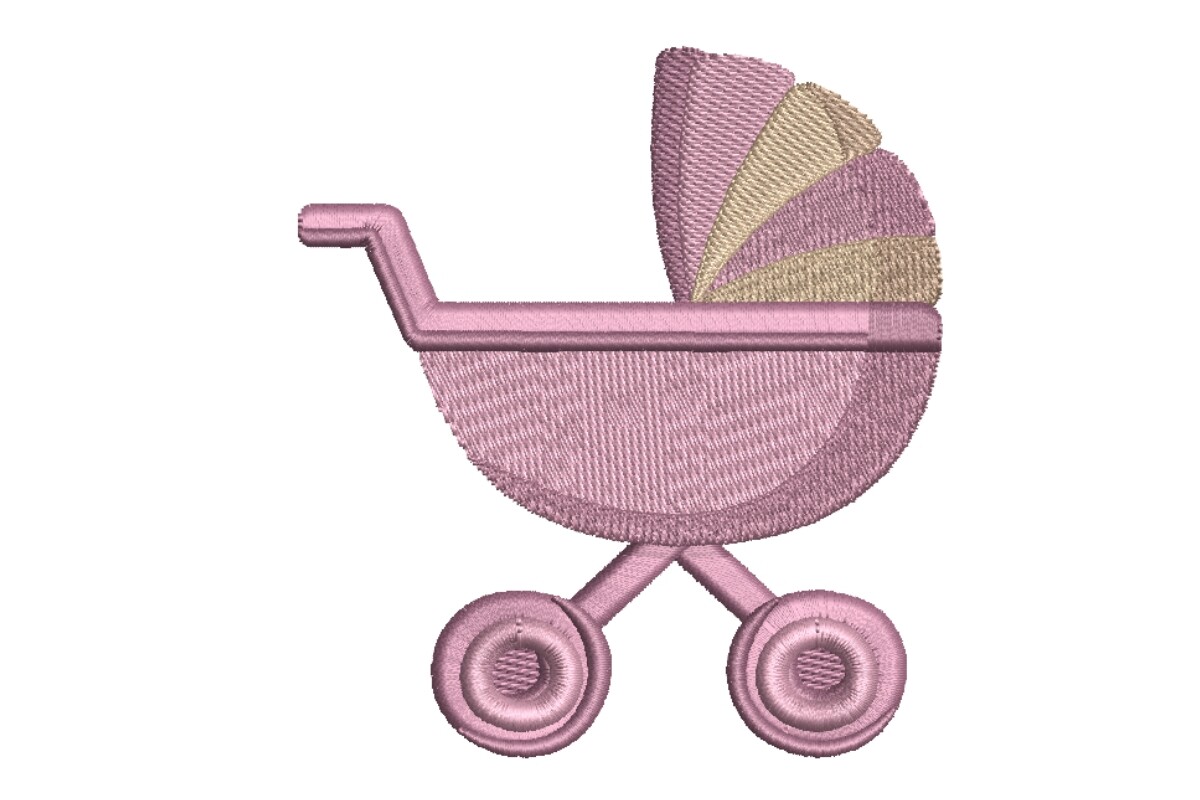 Pink Baby Stroller