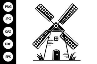 Windmi Graphics Windmill SVG Graphic by MYDIGITALART13 · Creative Fabrica