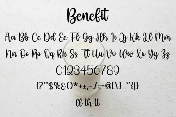 Benefit Font - Preview 5