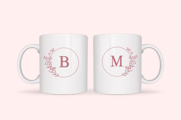 Butterfly Monogram Font - Preview 3