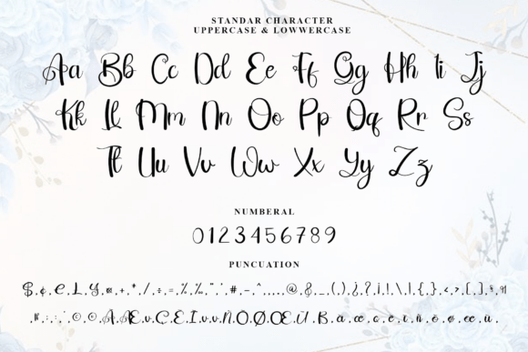 Calendar Font - Preview 3