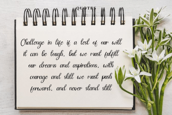 Calendar Font - Preview 5