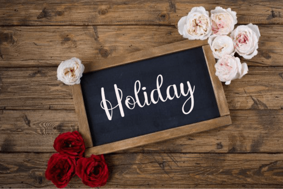 Calendar Font - Preview 6