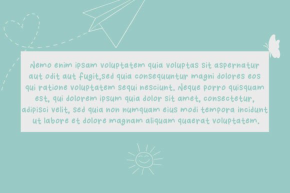 Chalk School Font - Preview 2