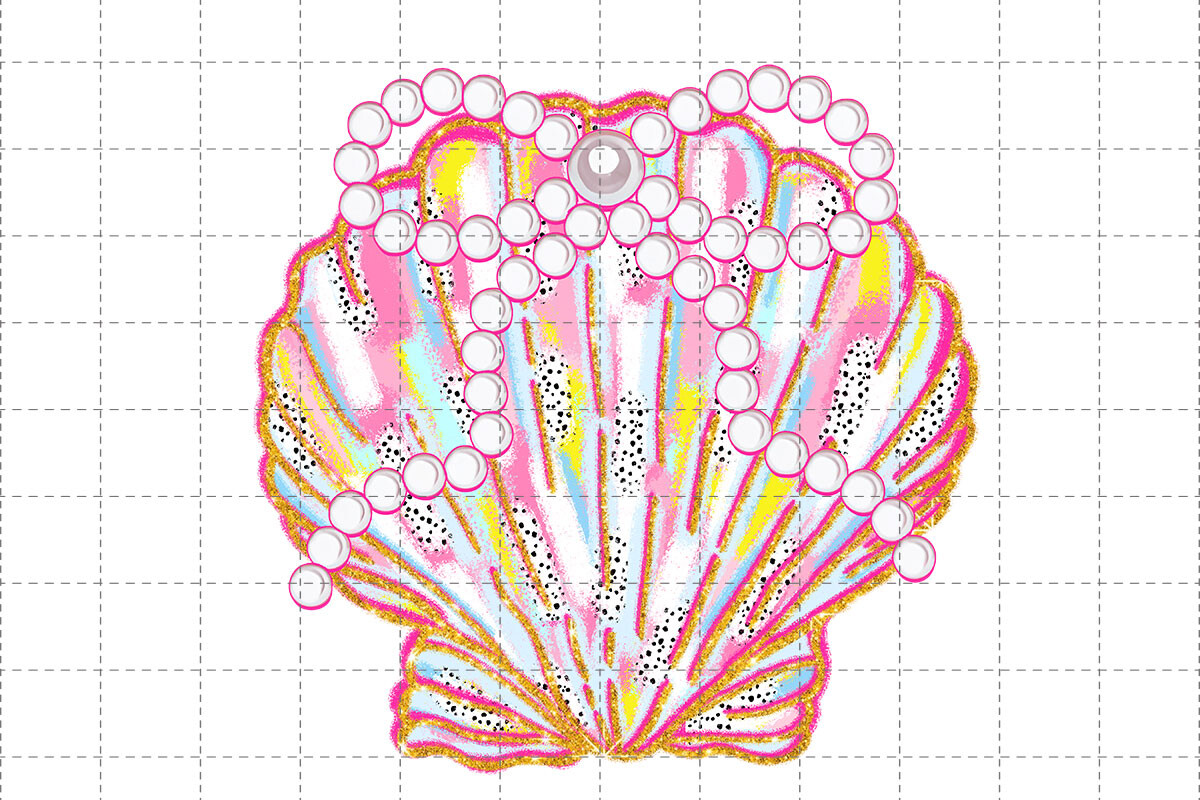 Coquette Clam Pearl Bow Png, Summer Png Gráfico por Dragon.design ...