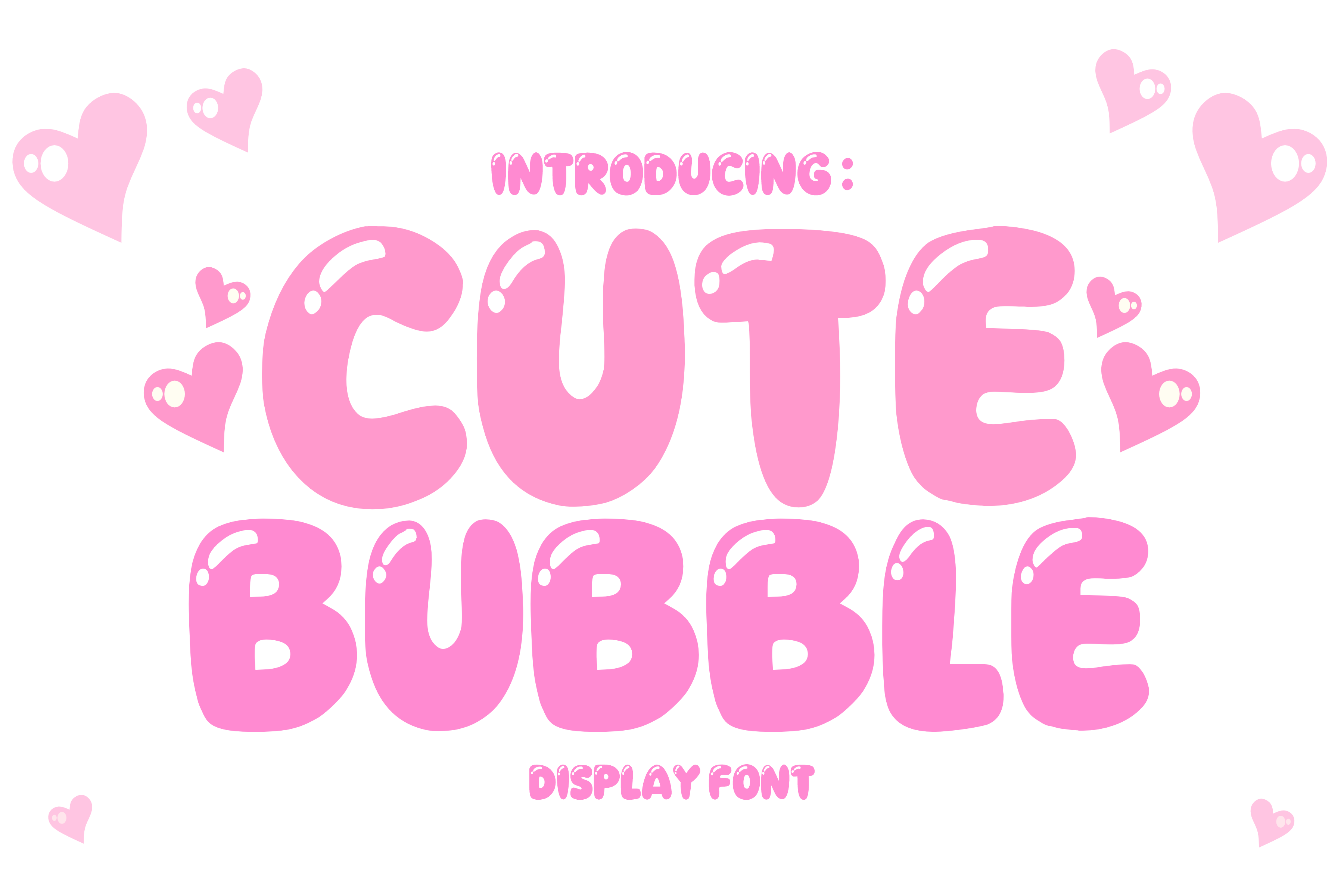 Cute Bubble Font - photo 1