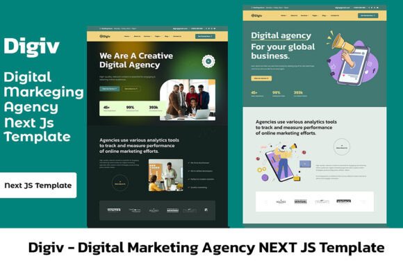 Digiv - Digital Marketing Agency Next JS
