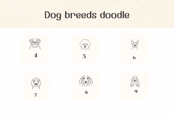 Dog Breeds Doodle Font - Preview 3