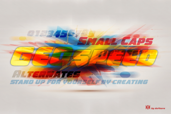Geospeed Font - Preview 1
