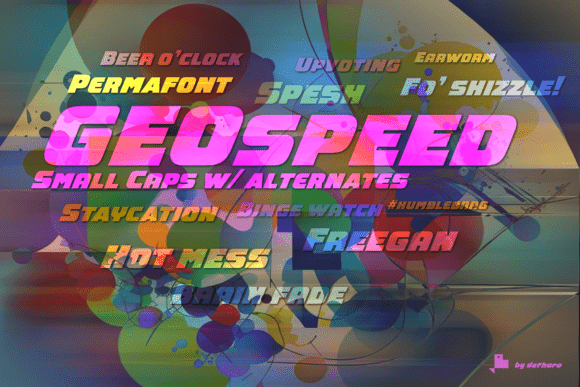Geospeed Font - Preview 2