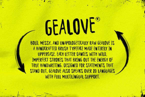 Gealove Font - Preview 4