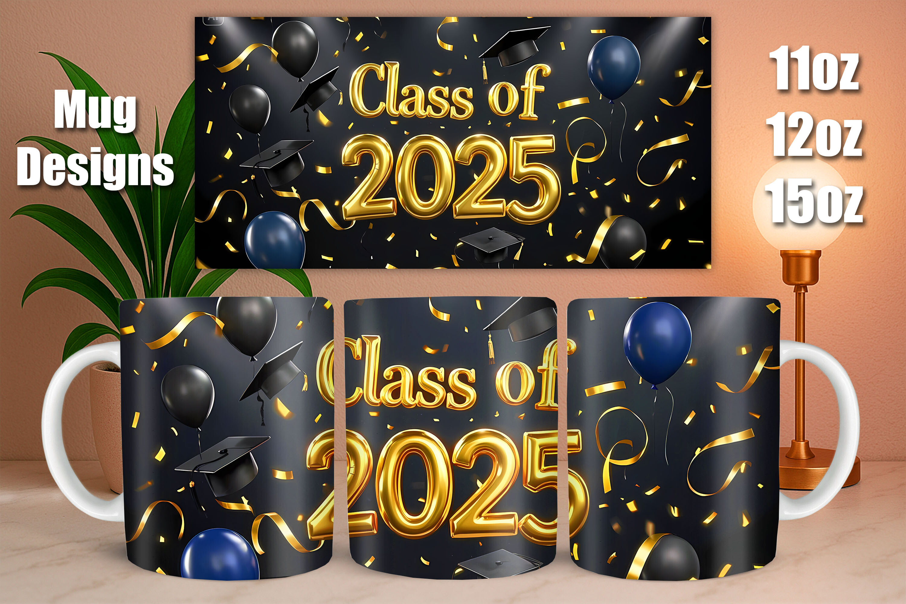 Graduation Text 2025 Graduation 2025 Bold Text Png Wrap Graphic by InspiredLayouts ...