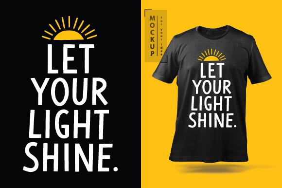 Let Your Light Shine. Graphic by adibrahman_bd · Creative Fabrica