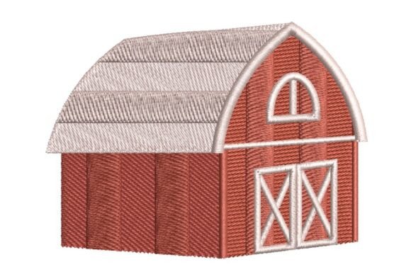 Red Barn Side View
