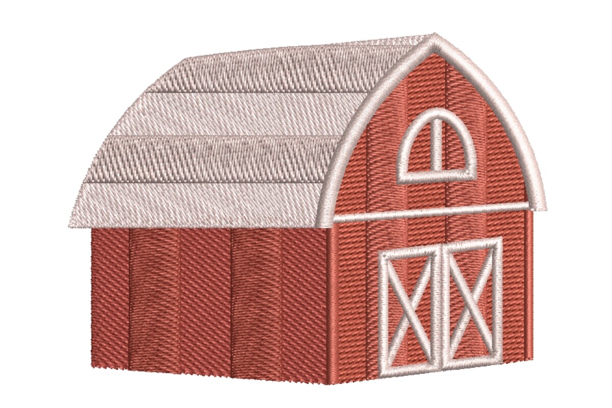 Red Barn Side View