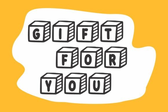 Shape Box Font PNG with transparent background - Preview 1