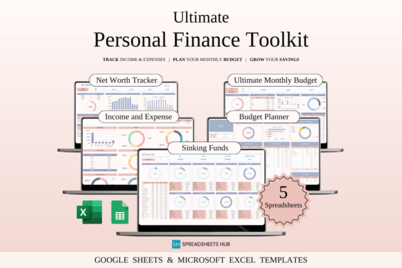 Ultimate Personal Finance Toolkit Graphic Graphic Templates By SpreadsheetsHub