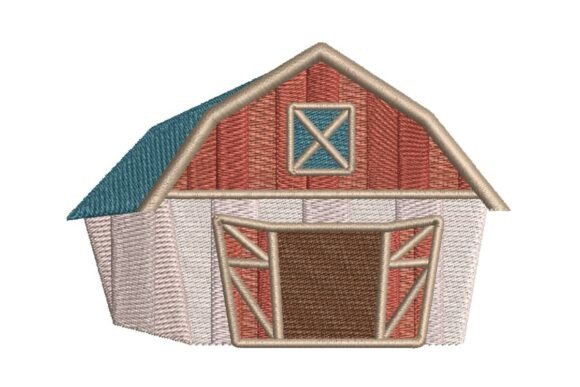 White and Red Farmhouse