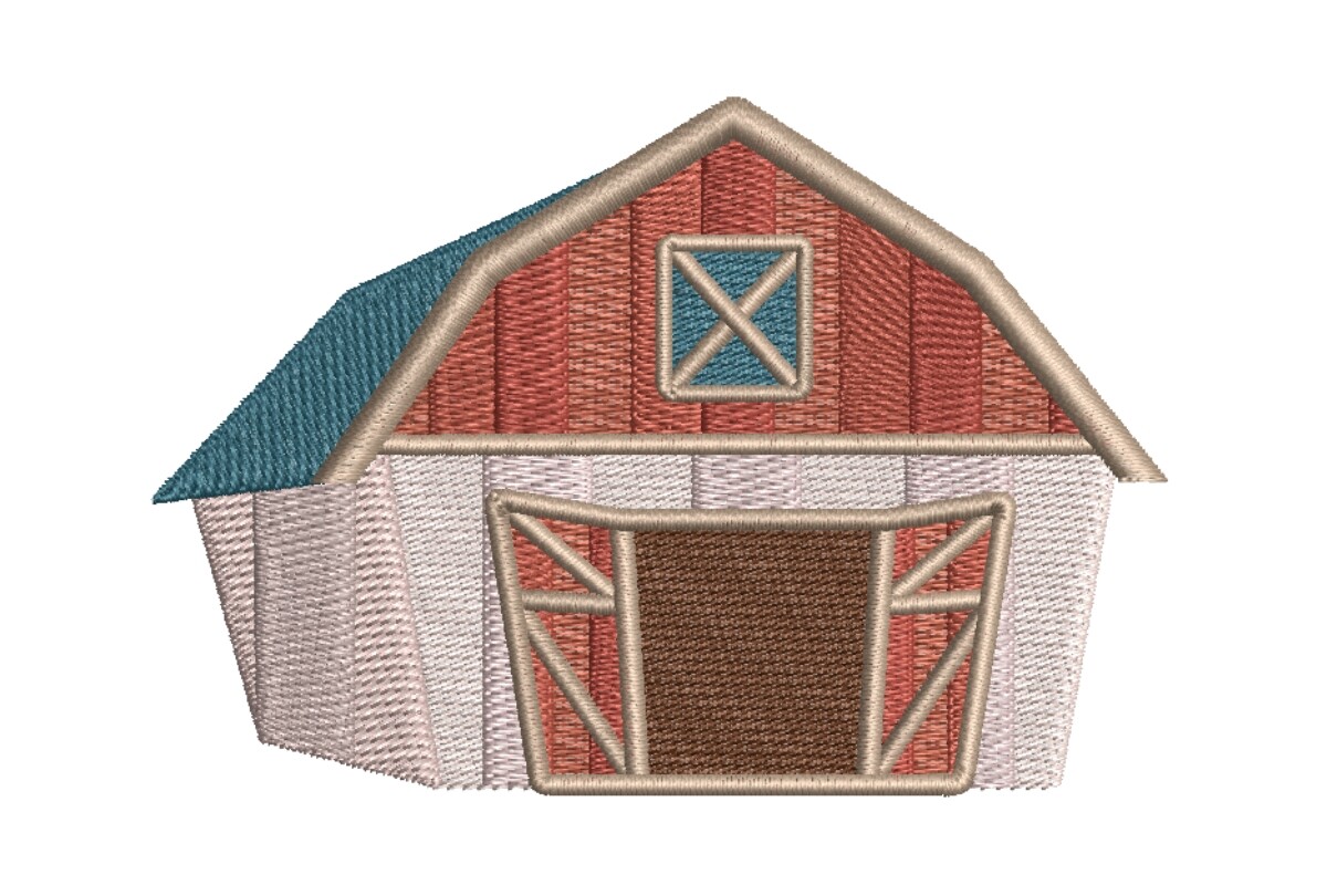 White and Red Farmhouse