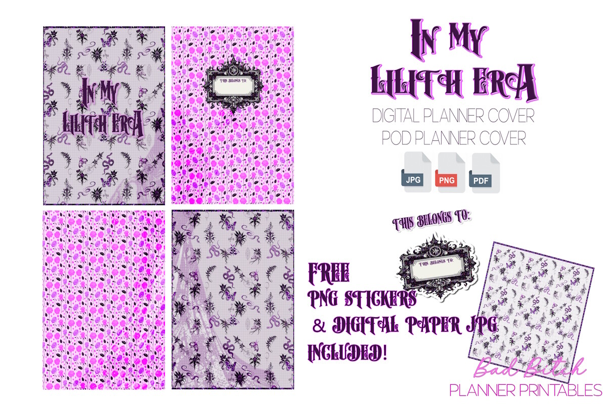 In My Lilith Era Digital Planner Cover