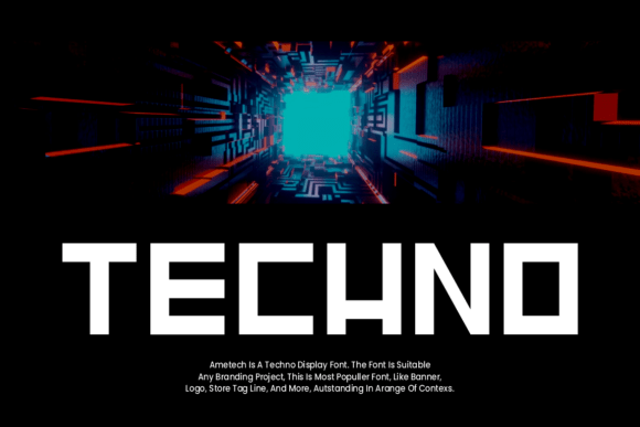 Ametech Font - Preview 1