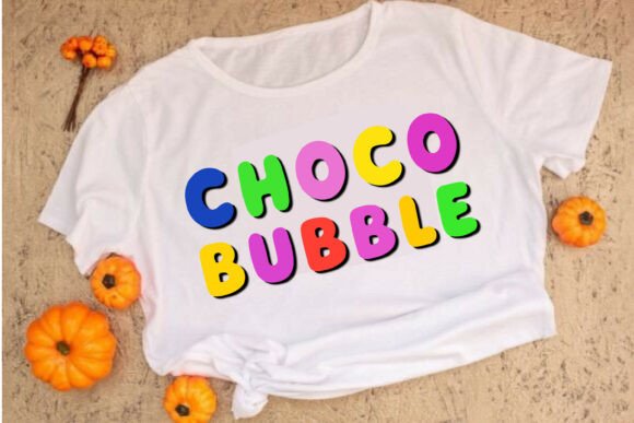 Choco Bubble Font - Preview 3