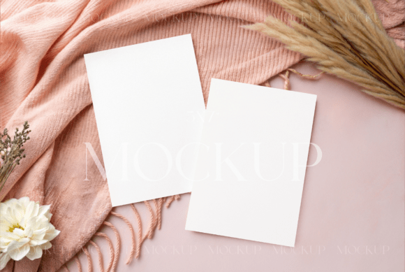 Double Sided Card Mockup