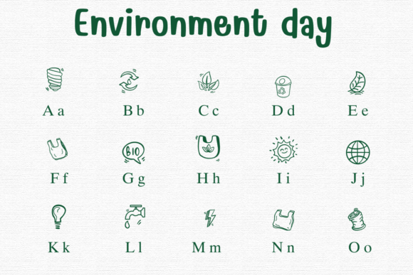 Environmental Day Font - Preview 1