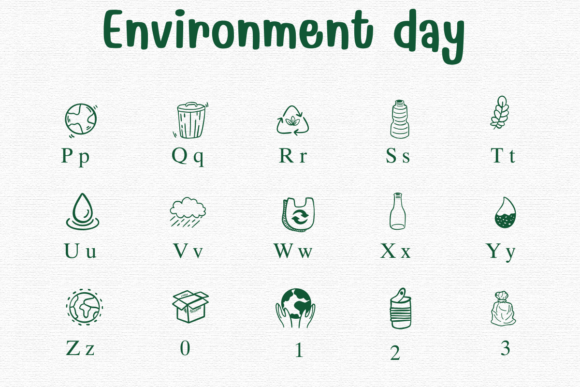 Environmental Day Font - Preview 2