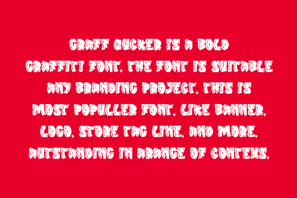 Graff Qucker Font - Preview 3
