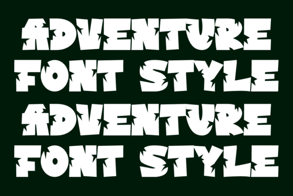 Jungle Srocks Font PNG with transparent background - Preview 2