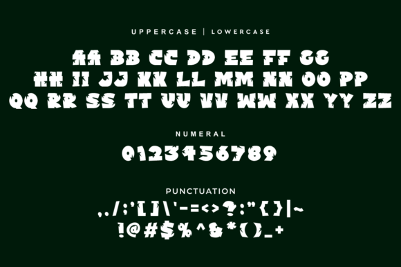 Jungle Srocks Font PNG with transparent background - Preview 5