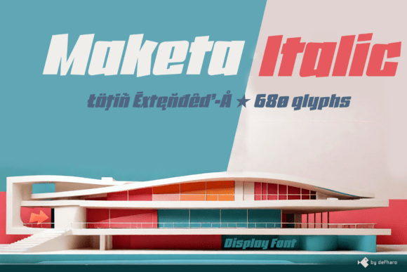 Maketa Font PNG with transparent background - Preview 5