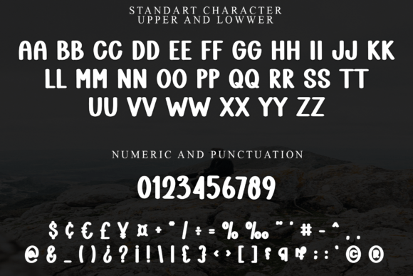 Mister Pudding Font PNG with transparent background - Preview 3
