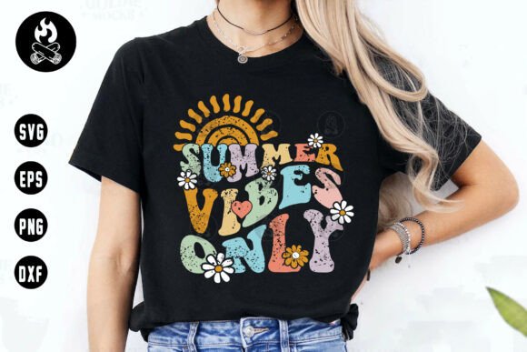 Retro Summer Vibes Only Svghello Summer Graphics