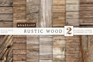 Rustic Wood Digital Papers V2 Graphic by DreamStudio42 · Creative Fabrica