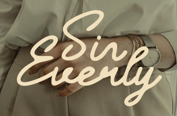Senley Font PNG with transparent background - Preview 3