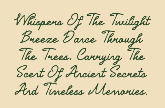 Senley Font PNG with transparent background - Preview 6