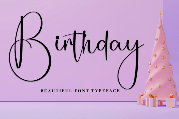 Signature Winterland Font PNG with transparent background - Preview 3