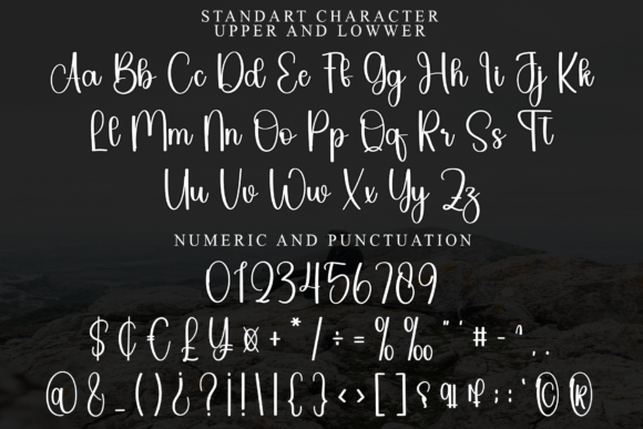 Abstrack Font PNG with transparent background - Preview 3