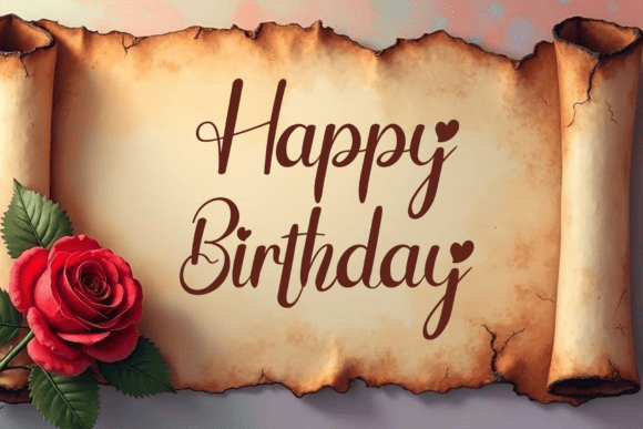 Birthday Font - Preview 6