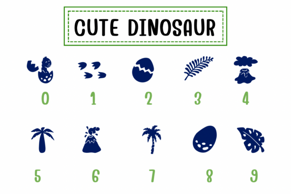 Cute Dinosaur Font - Preview 3