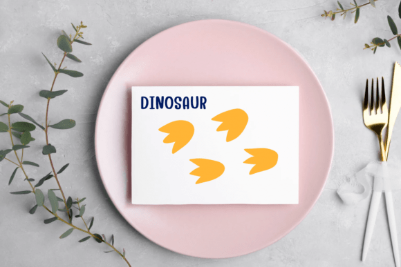 Cute Dinosaur Font - Preview 6