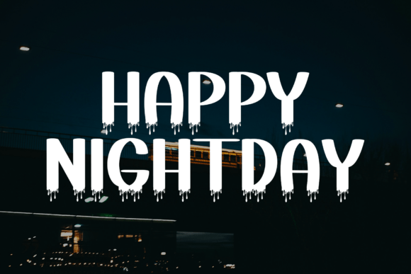 Dark Night Font - Preview 6