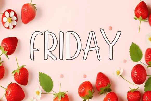 Fruit Font - Preview 6