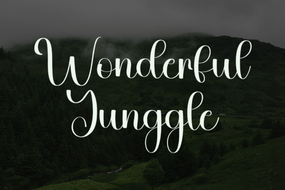Jungle Highland Font PNG with transparent background - Preview 6