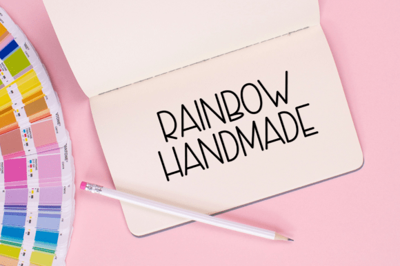 Magical Banana Font PNG with transparent background - Preview 4