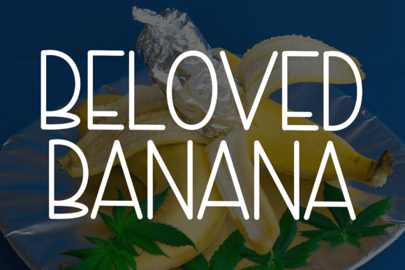 Magical Banana Font PNG with transparent background - Preview 6