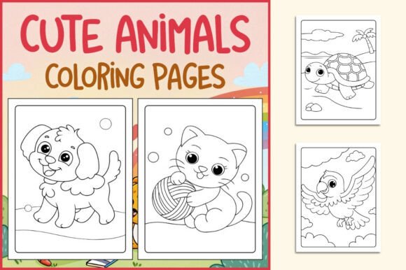 Pet Pals Coloring Pages for Kids