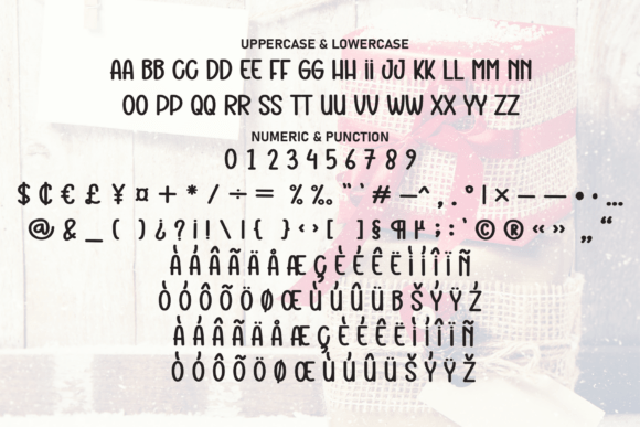 Present Farmhouse Font PNG with transparent background - Preview 6